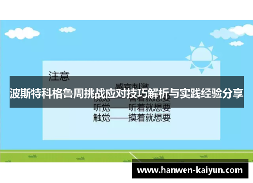 波斯特科格鲁周挑战应对技巧解析与实践经验分享 波斯特科格鲁周挑战应对技巧解析与实践经验分享