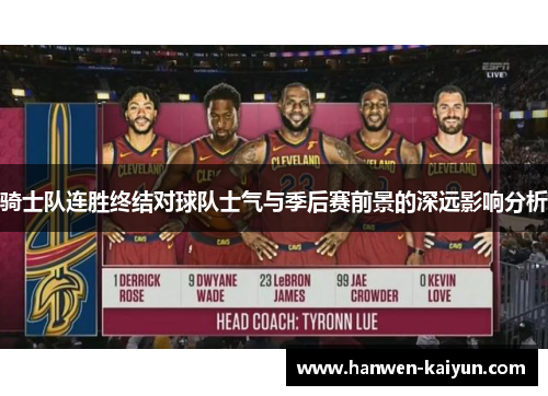 骑士队连胜终结对球队士气与季后赛前景的深远影响分析 骑士队连胜终结对球队士气与季后赛前景的深远影响分析